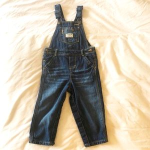 OshKosh B’gosh Denim Overalls, size 24 months